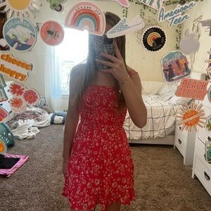 Floral Pink Kids Dress